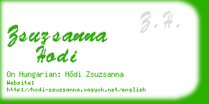 zsuzsanna hodi business card